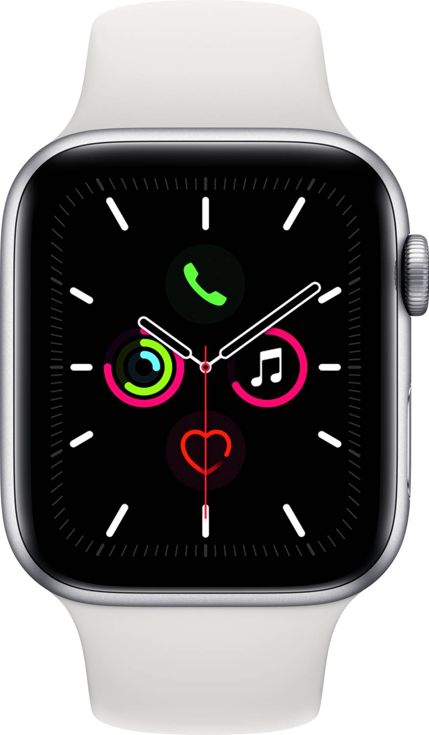 Apple Watch Series 5 GPS (White Strap, Regular)