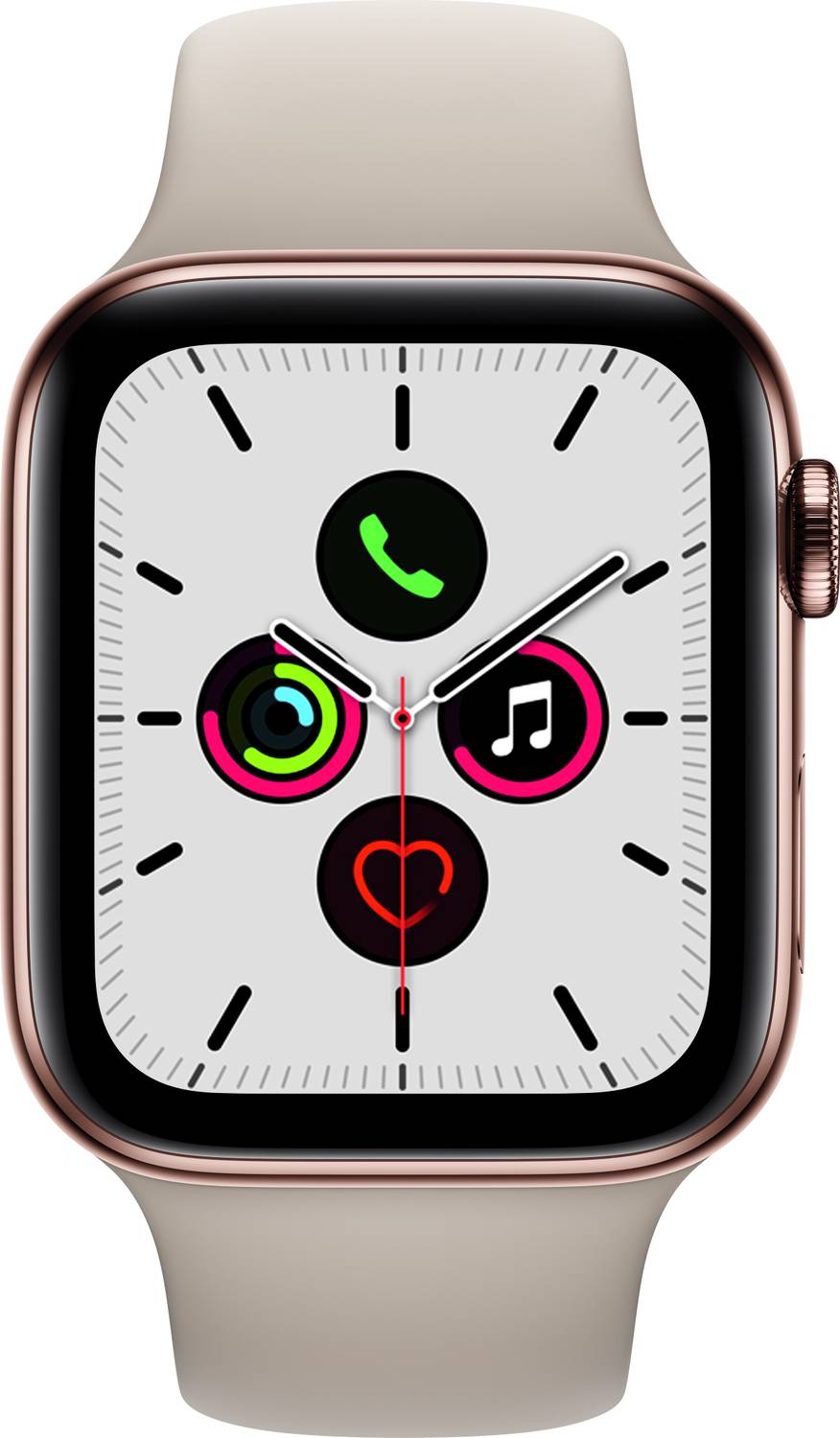 Apple Watch Series 5 GPS + Cellular (Grey Strap, Regular)