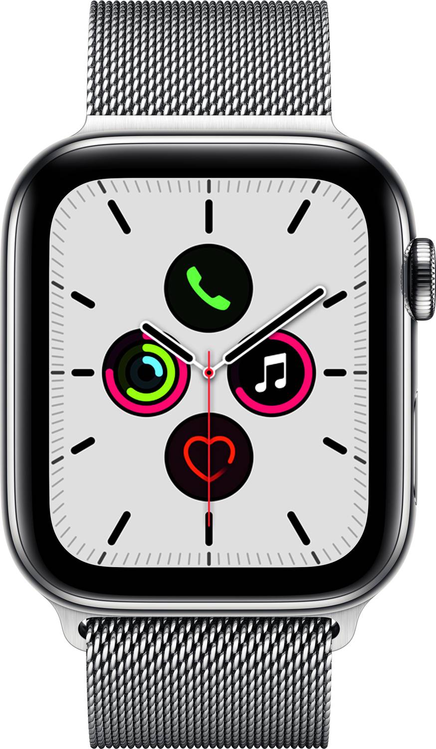 Apple Watch Series 5 GPS + Cellular (Silver Strap, Regular)