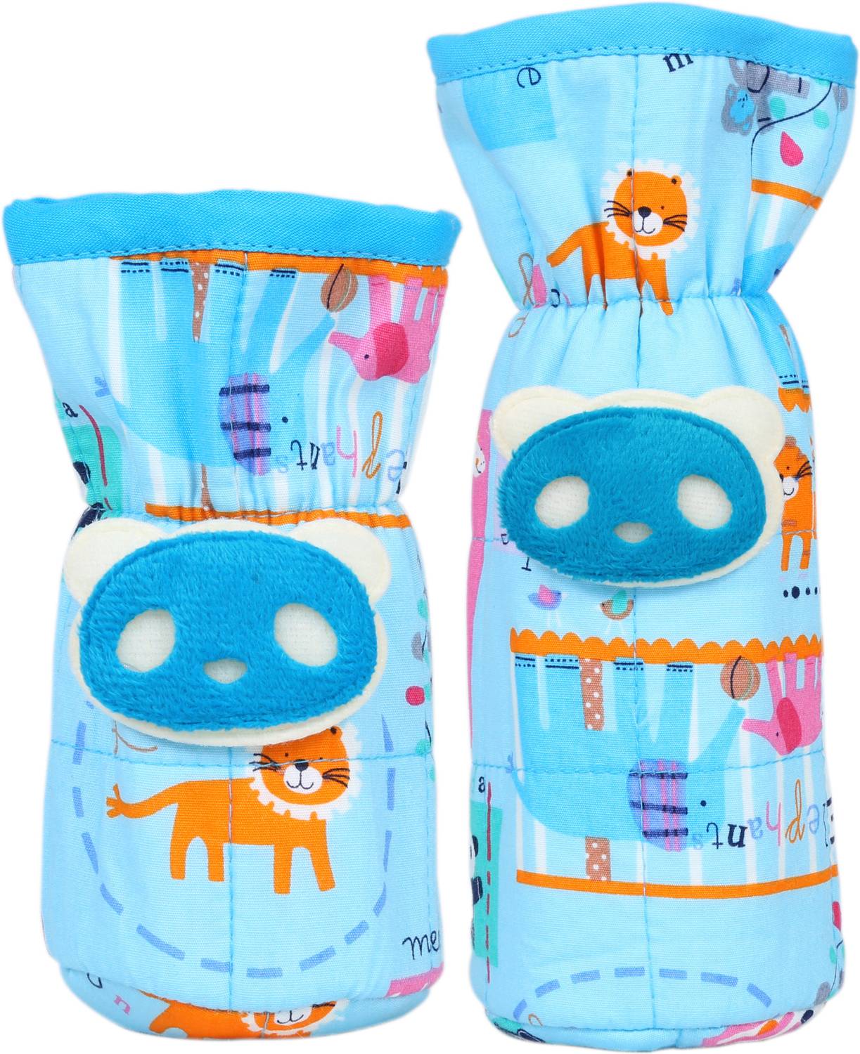 1st Step Bottle Cover With Animal Face Motif (Pack Of 2)