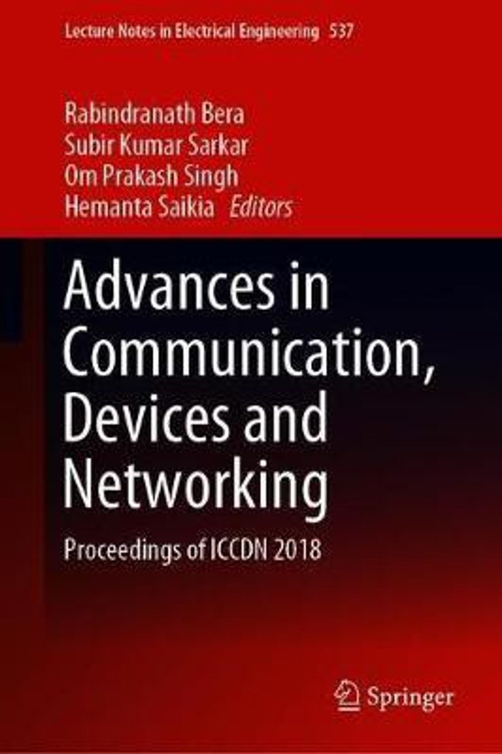 Image of Advances in Communication, Devices and Networking