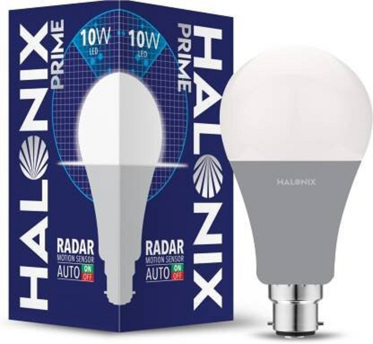 Image of HALONIX 10 W Basic Round B22 LED Bulb