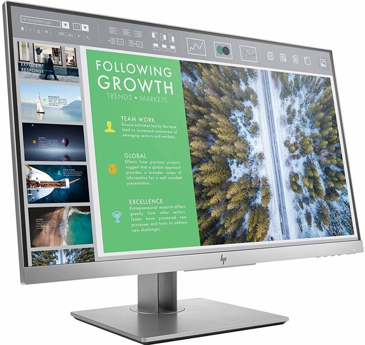HP Elitedisplay E-Series 60.45 cm (24 inch) Full HD LED Backlit