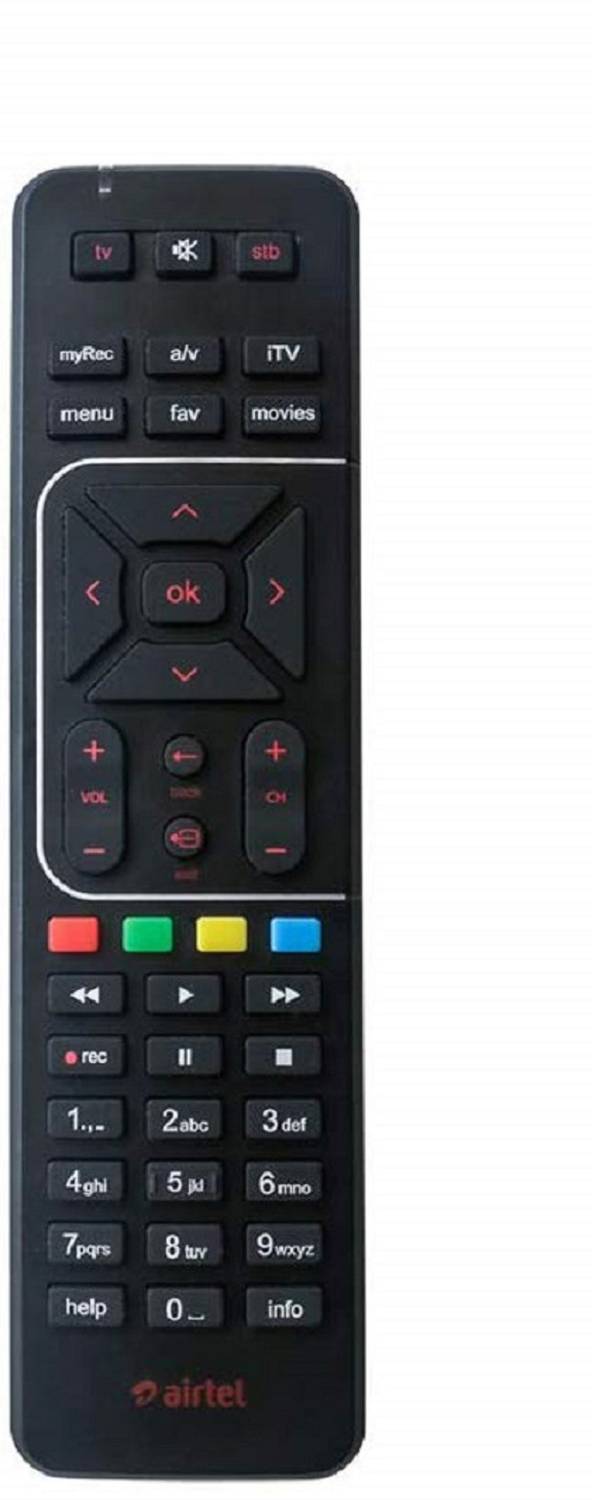 Airtel Airtel HD remote HD Set Top Box Remote With AAA Battery Ai
