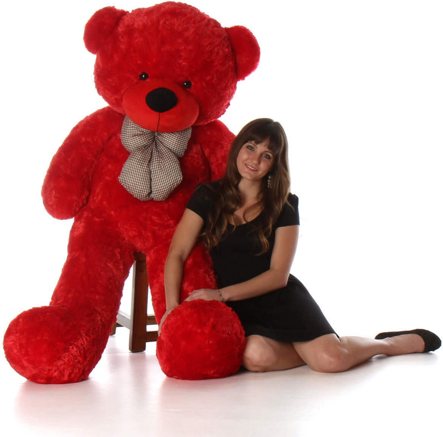 Image of Giftee 5 Feet Premium Quality Teddy Bear, Gift for Someone Special, - 152 cm