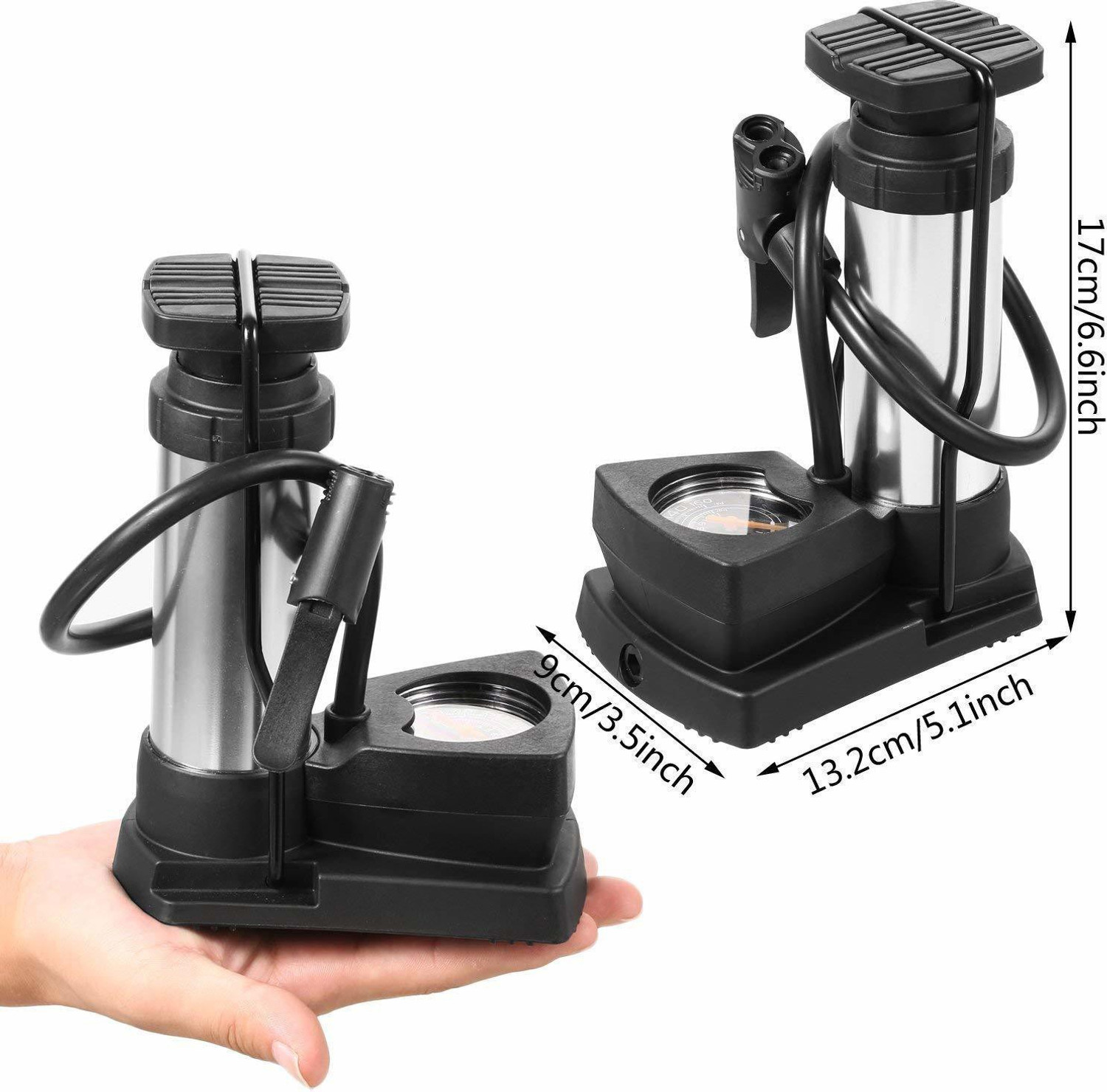 Image of BIYALI Tyre Air Pump for Car Bicycle Pump