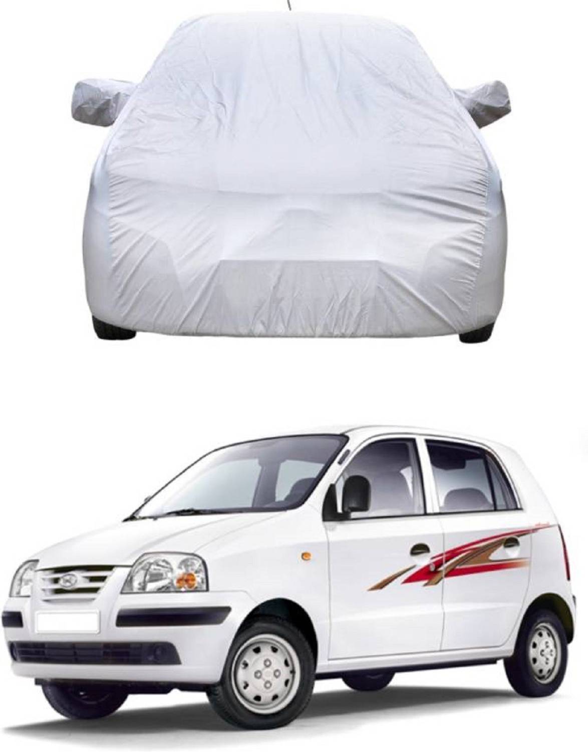 ask Car Cover For Hyundai, Tata, Renault, Datsun, Nissan, Maruti Suzuki Getz Prime, Indica V2, Kwid, Santro, A-Star, Getz, Matiz, Santro Xing, Zen Estilo, Punto, Tiago, Tiago NRG, Kwid EV, redi-GO, i10 (Without Mirror Pockets)