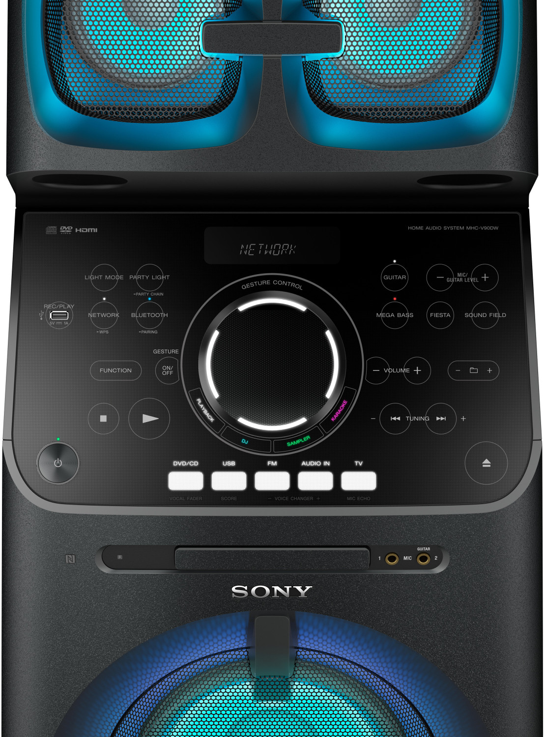 Image of SONY MHC-V90DW Bluetooth Party Speaker