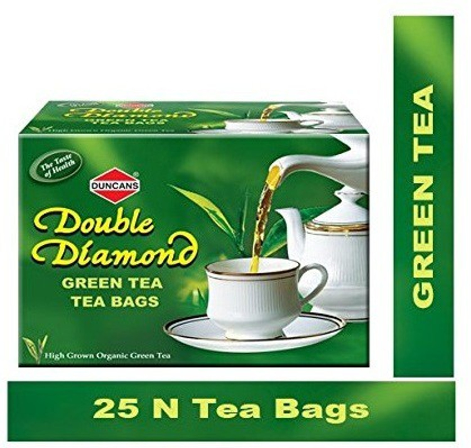 Image of Duncans Double Diamond Green Tea Bags Box