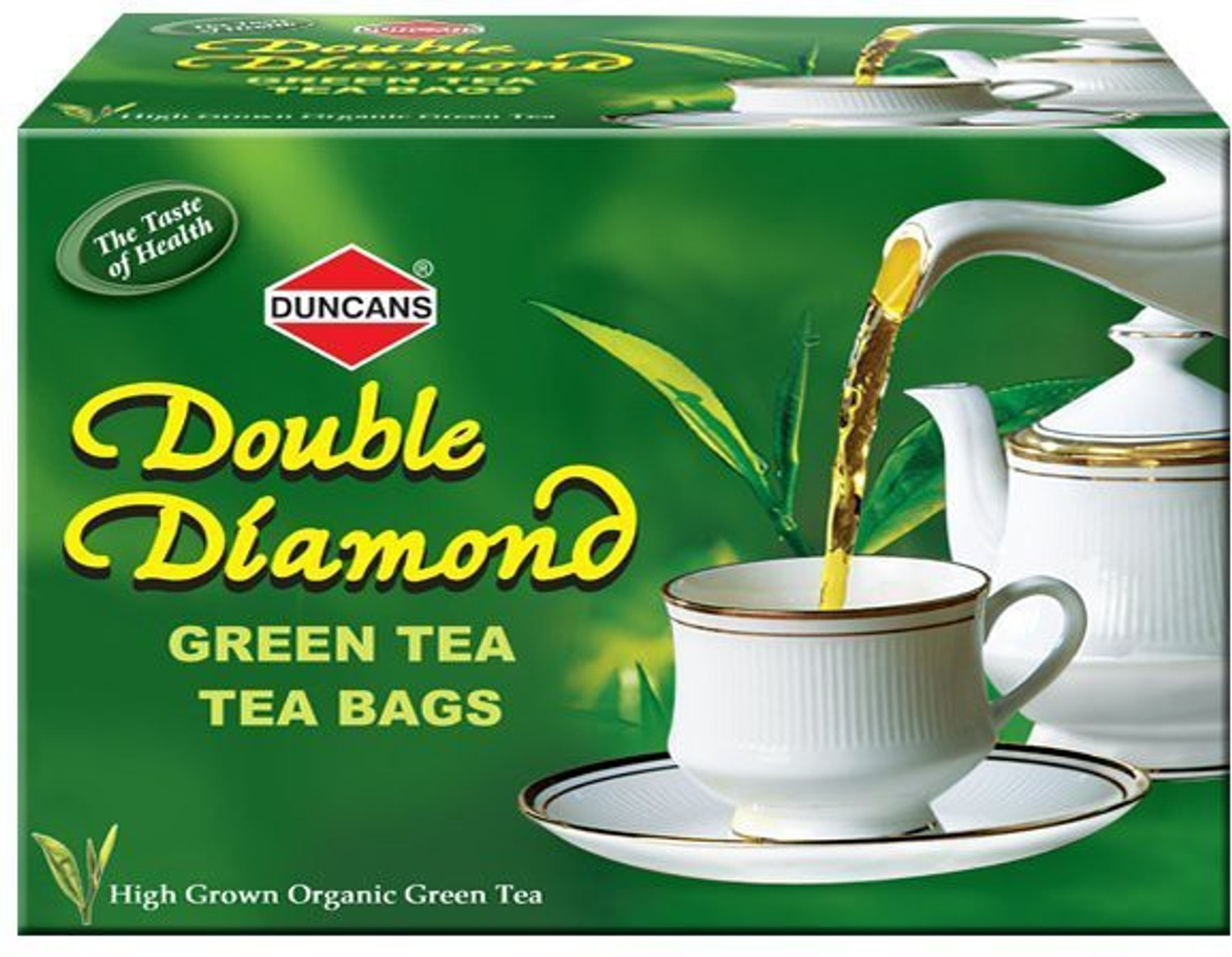 Image of Duncans Double Diamond Green Tea Bags Box