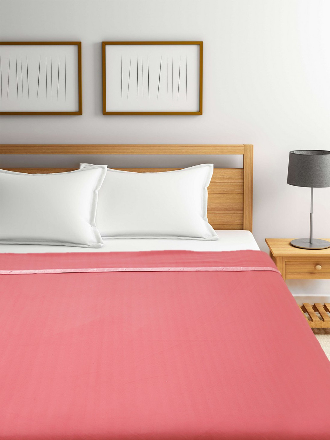 Image of Raymond Home Solid Double Fleece Blanket for AC Room