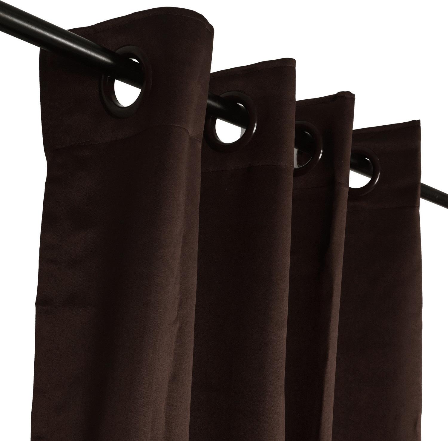 Image of Story@home 215 cm (7 ft) Door Silk Curtain (Pack Of 2)