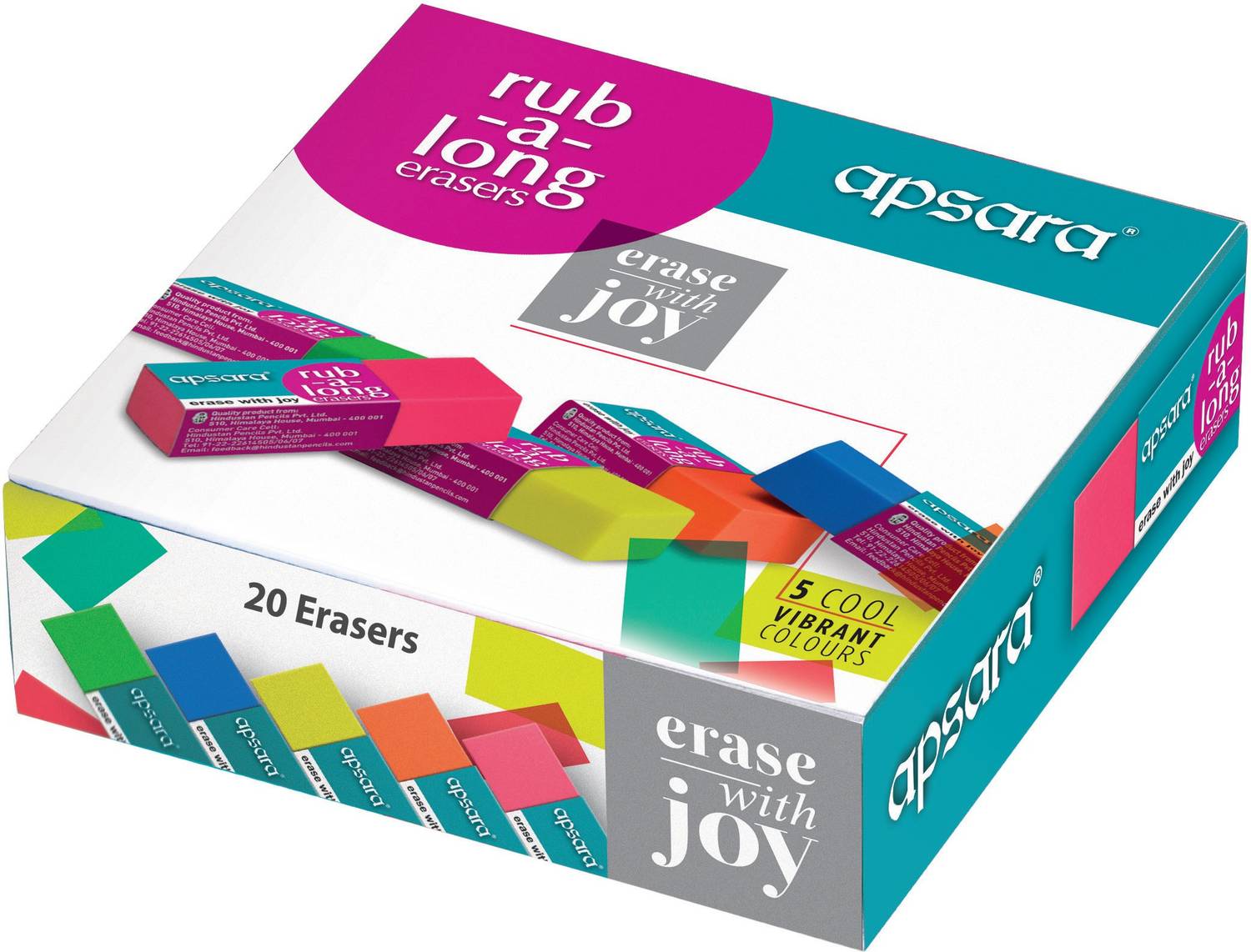 APSARA Rub A Long Non-Toxic Eraser