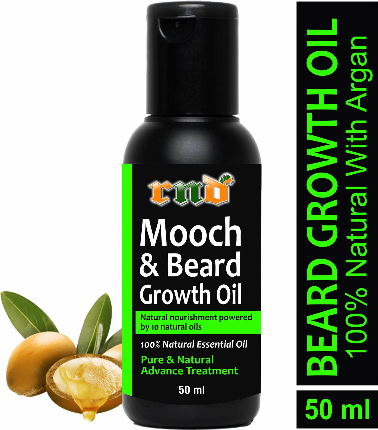 Image of RND Mooch and Beard Growth Oil Hair Oil