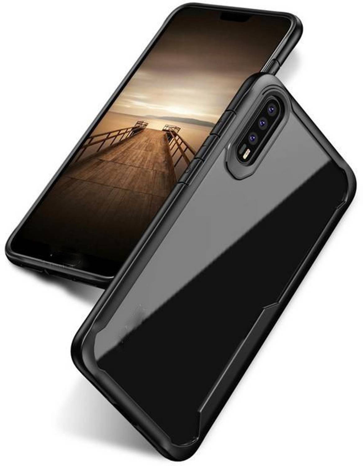 eCase Back Cover for Vivo Y15 Black - Image 1