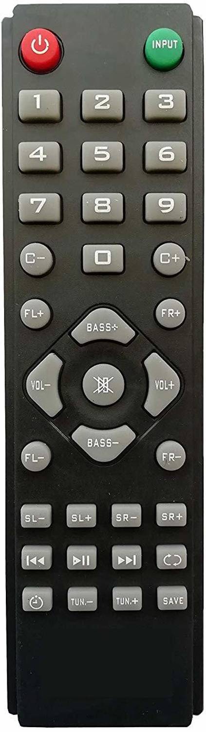 LipiWorld Home Theater System Remote Control Compatible for ZEBRONICS 12 Zebronics Remote Controller