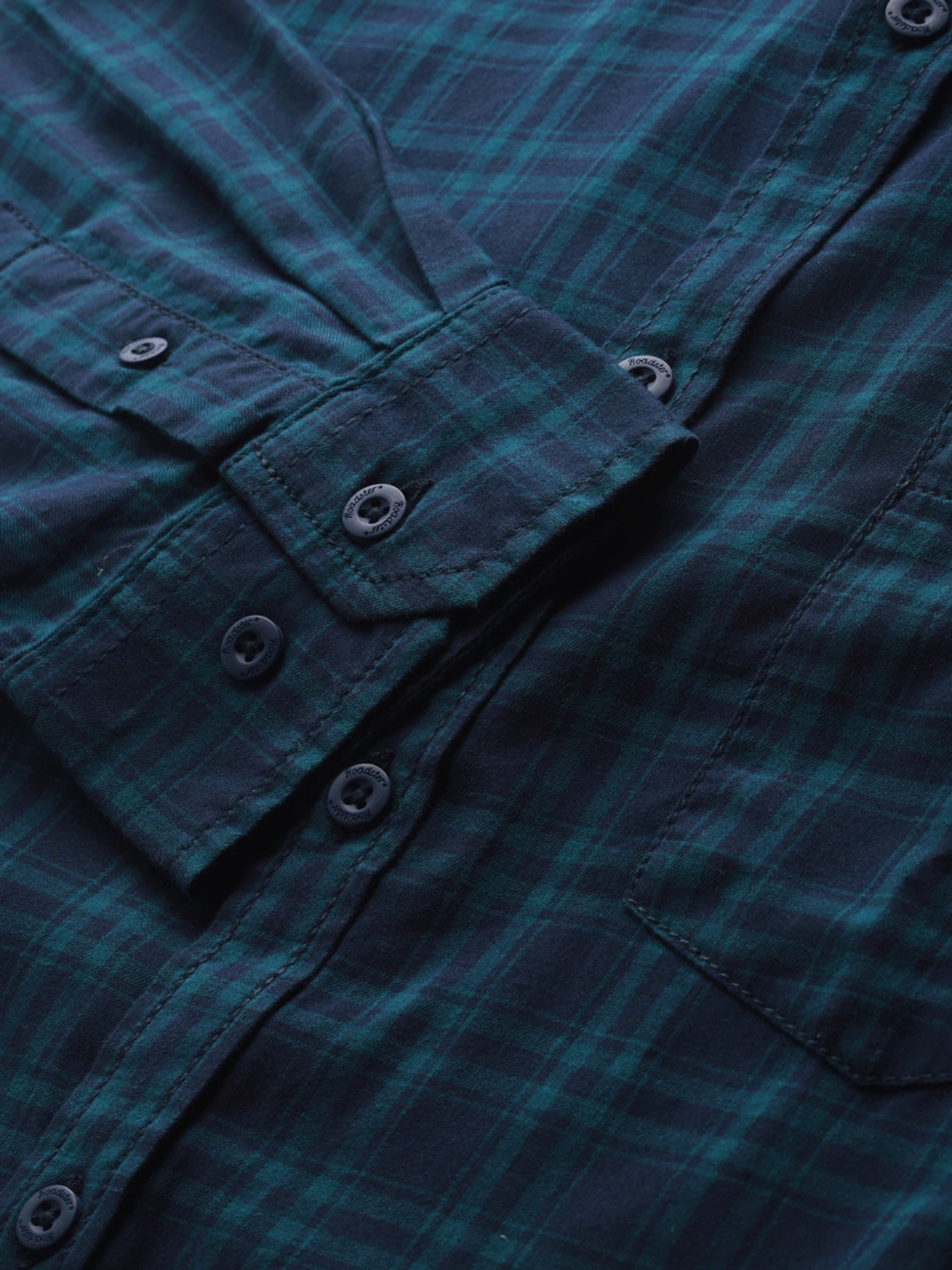 Image of Roadster Men Checkered Casual Multicolor Shirt