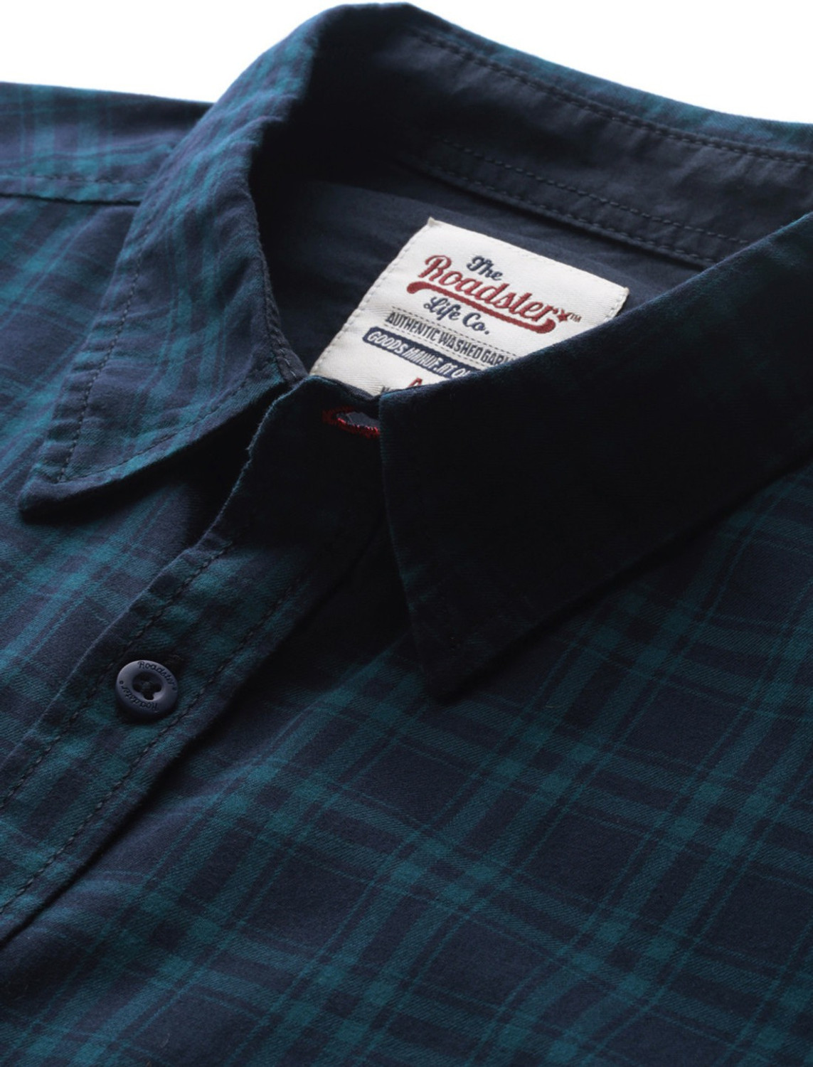 Image of Roadster Men Checkered Casual Multicolor Shirt