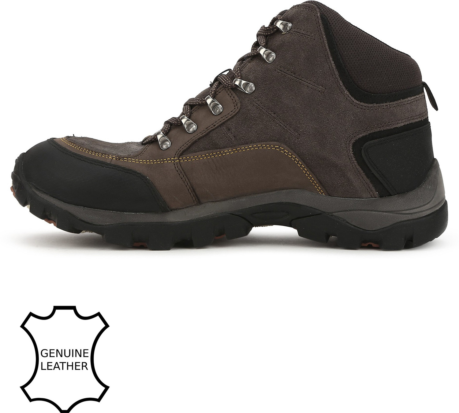 Image of WOODLAND Outdoor Durable Comfortable Everyday High Ankle Boots For Men