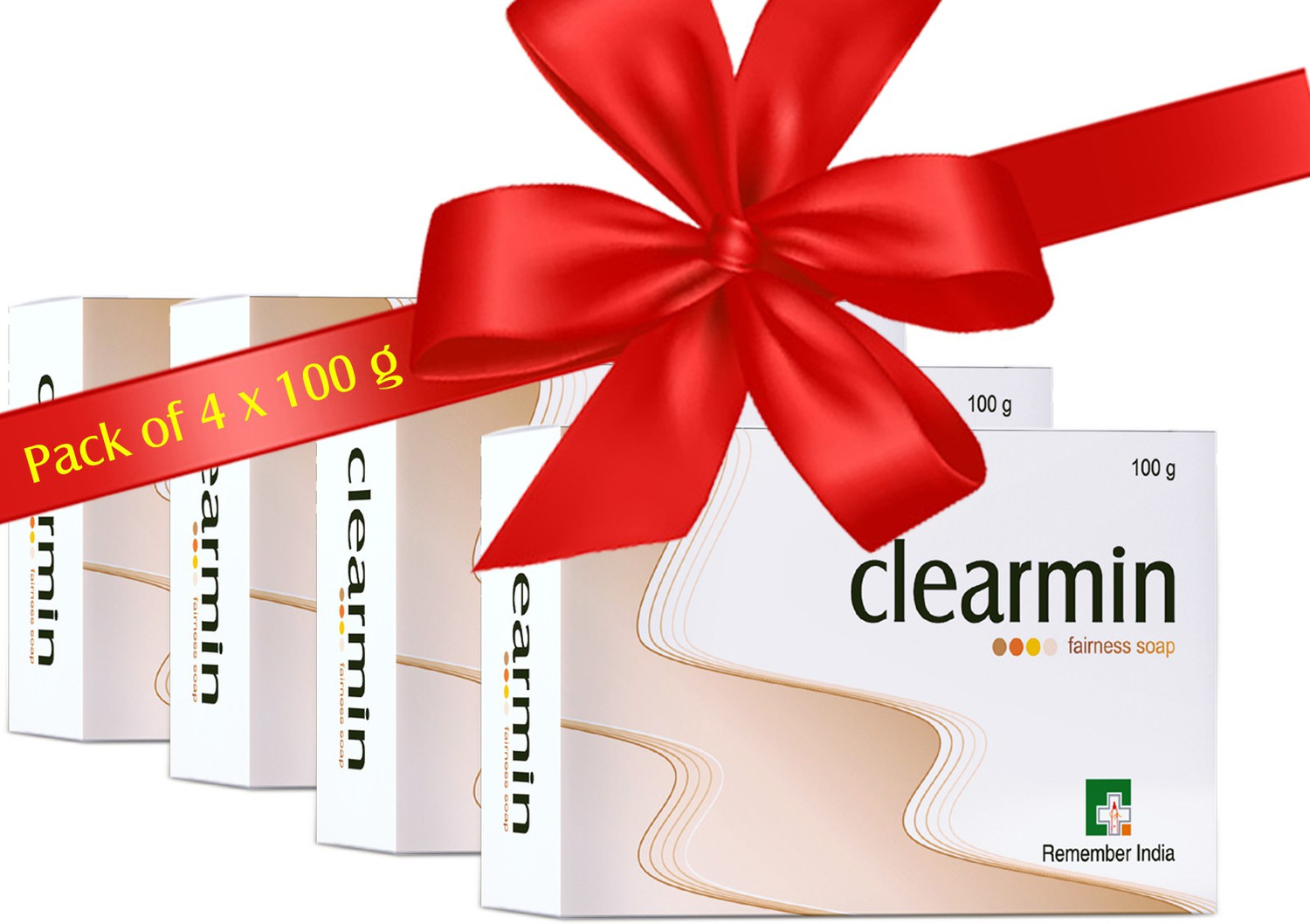 Image of Clearmin Fairness Soap 100 g (Pack of 4)