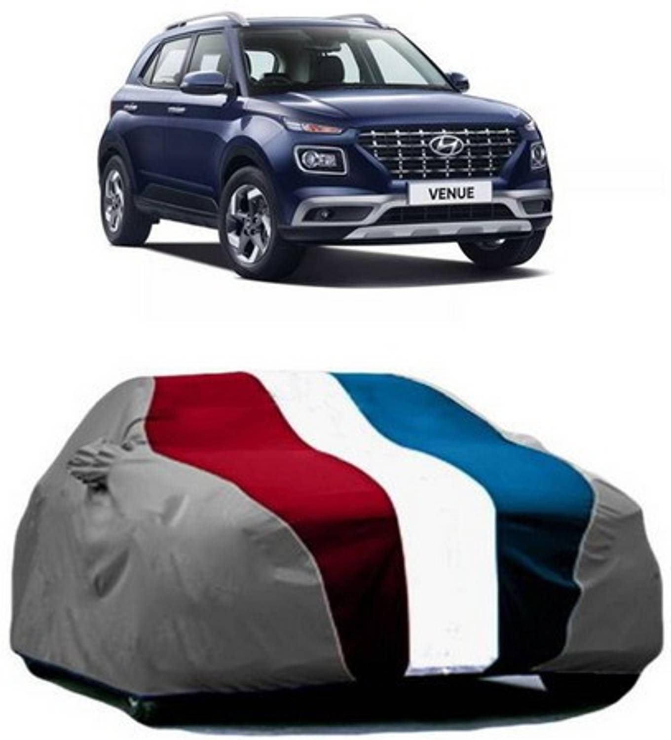 AASDEE Car Cover For Hyundai Venue (With Mirror Pockets)