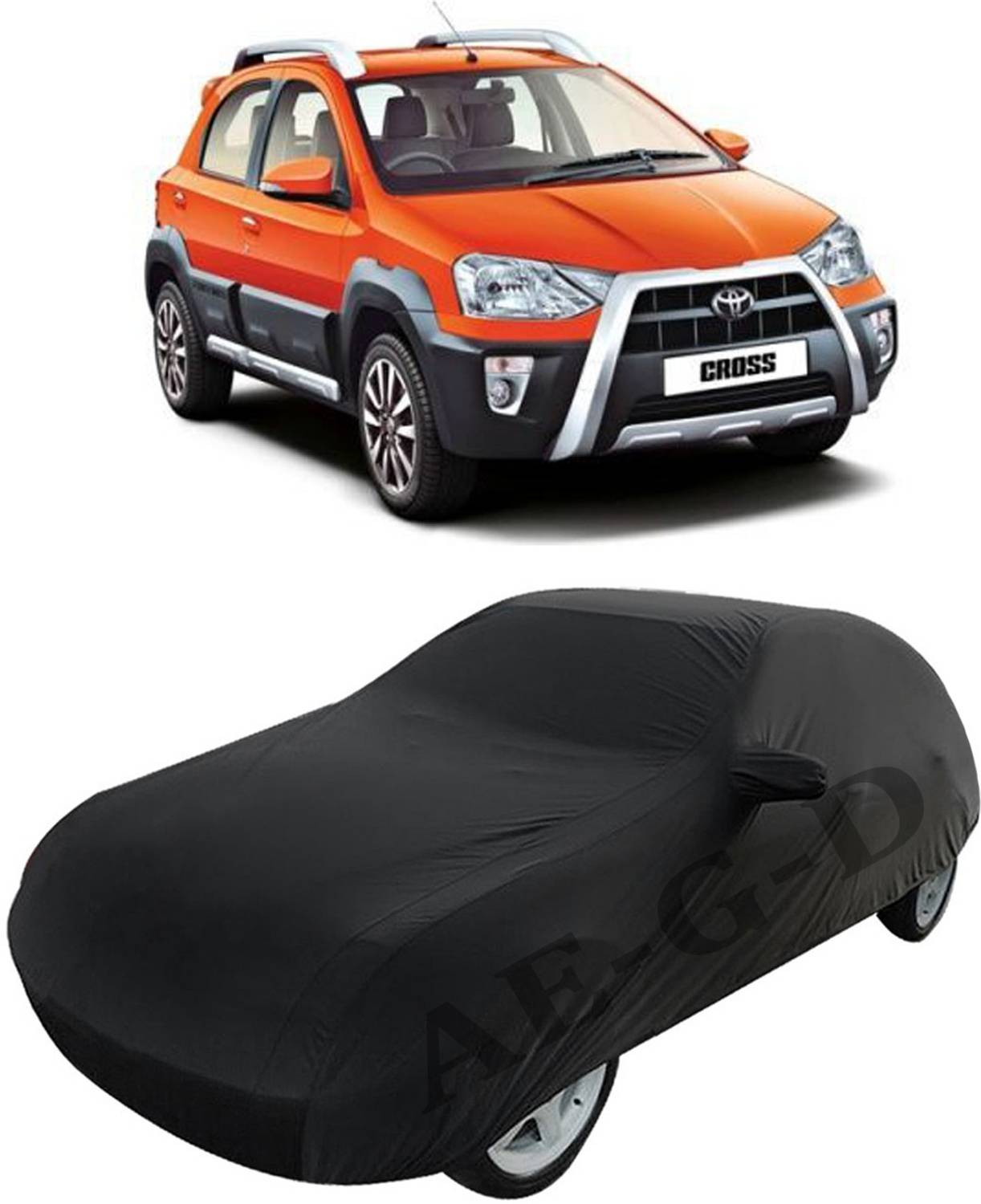 Akshita Enterprises Car Cover For Toyota Etios Cross (With Mirror Pockets)