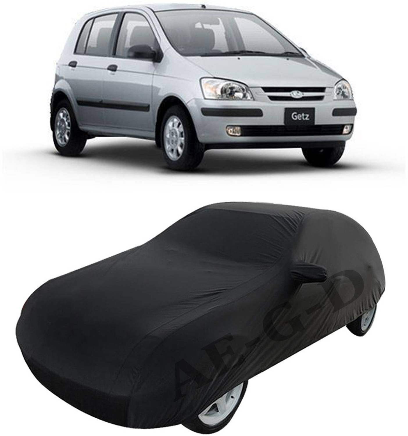 Akshita Enterprises Car Cover For Hyundai Getz (With Mirror Pockets)