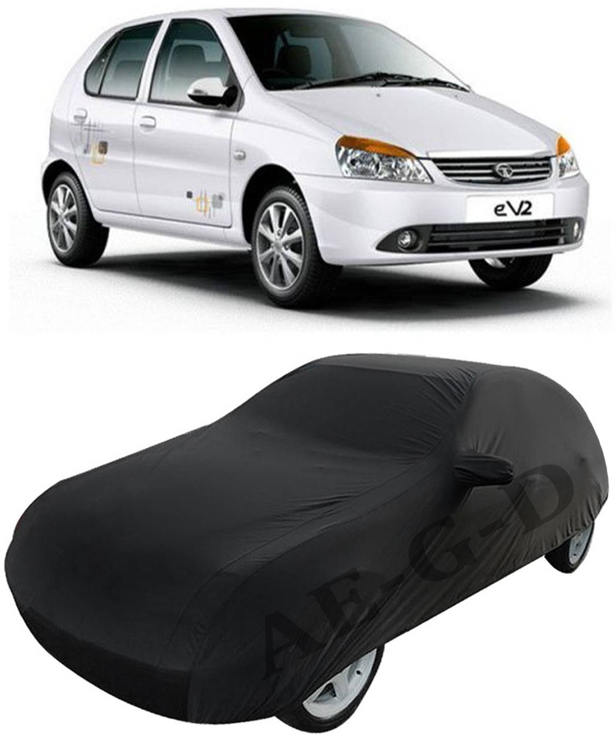 Akshita Enterprises Car Cover For Tata Indica eV2 (With Mirror Pockets)
