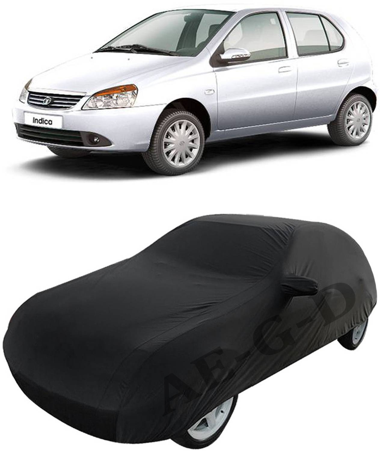 Akshita Enterprises Car Cover For Tata Indica (With Mirror Pockets)