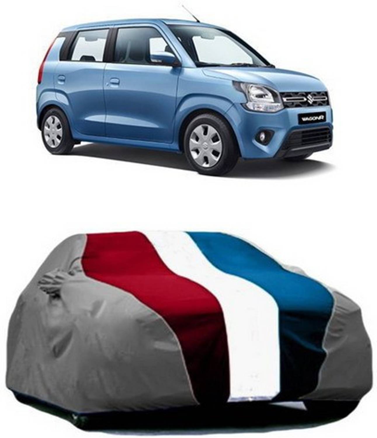 AASDEE Car Cover For Maruti Suzuki WagonR (With Mirror Pockets)