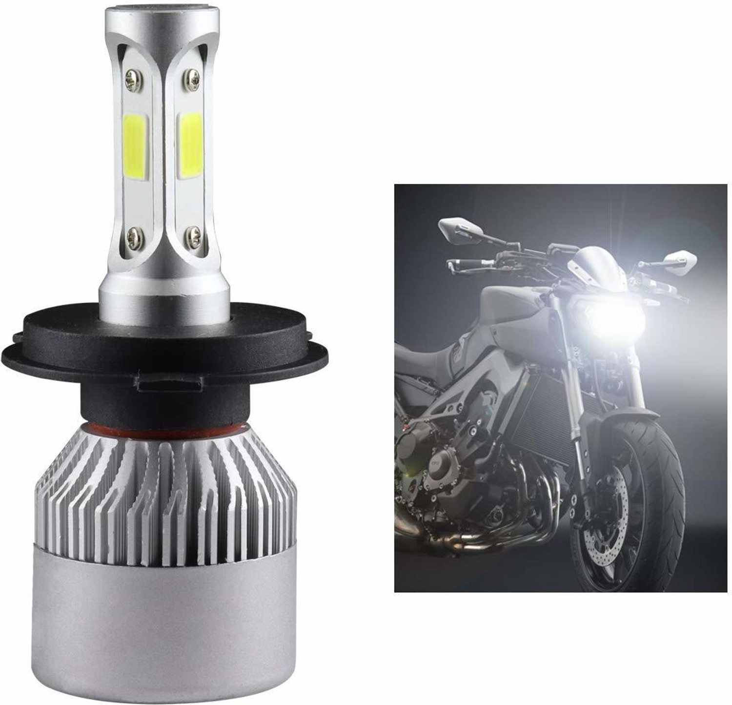 Image of PRTEK 0076 Headlight Motorbike LED for Hero (12 V, 35 W)