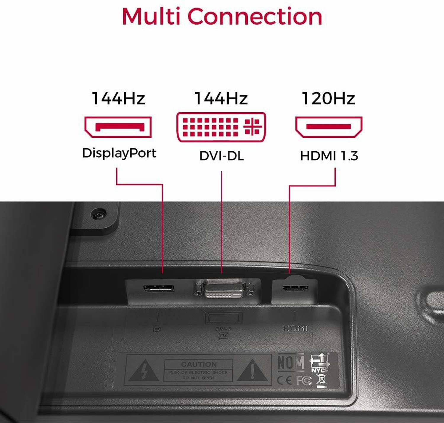 BenQ 60.96 cm (24 inch) Full HD LED Backlit TN Panel Height
