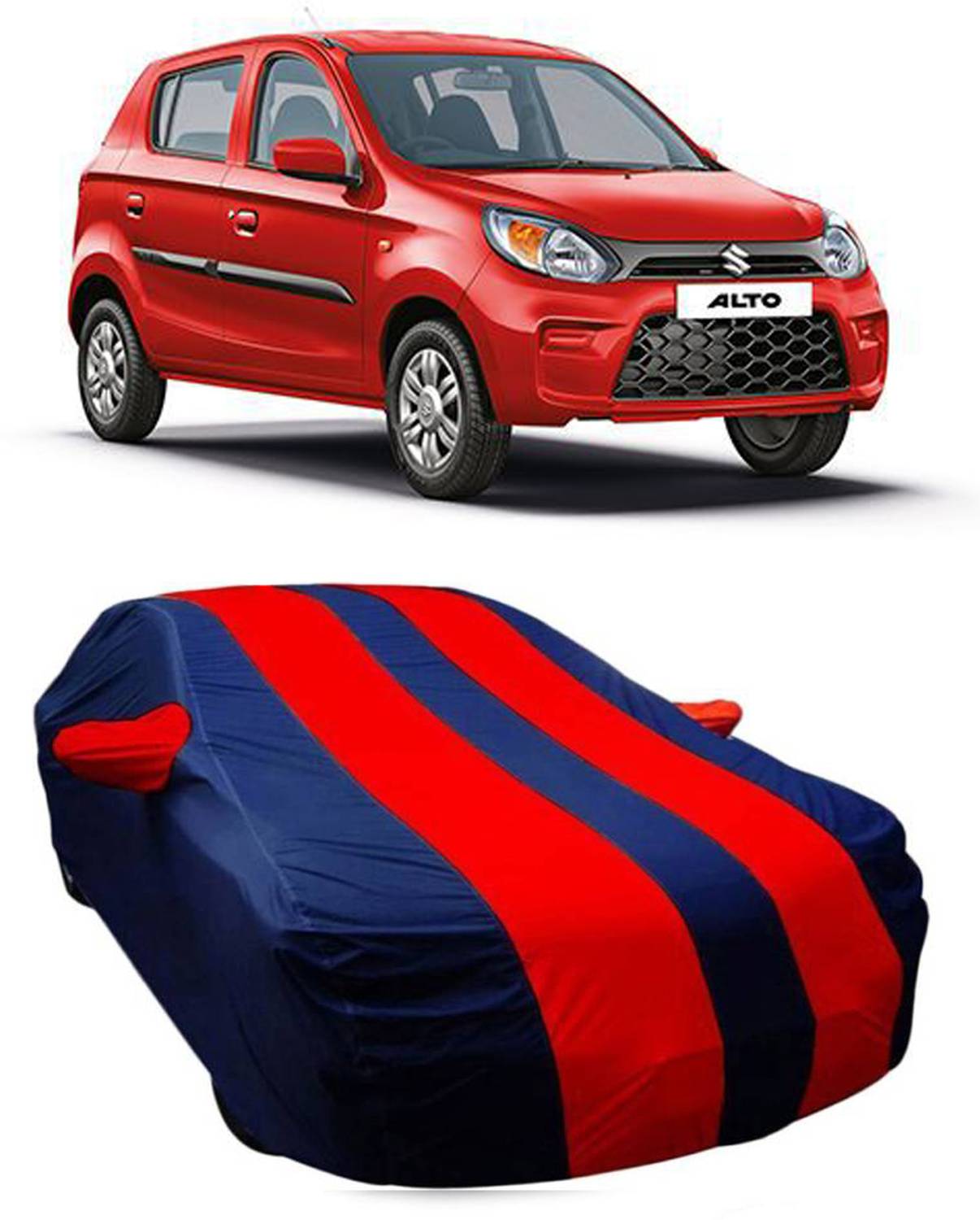 Akshita Enterprises Car Cover For Maruti Suzuki Alto 800 (With Mirror Pockets)