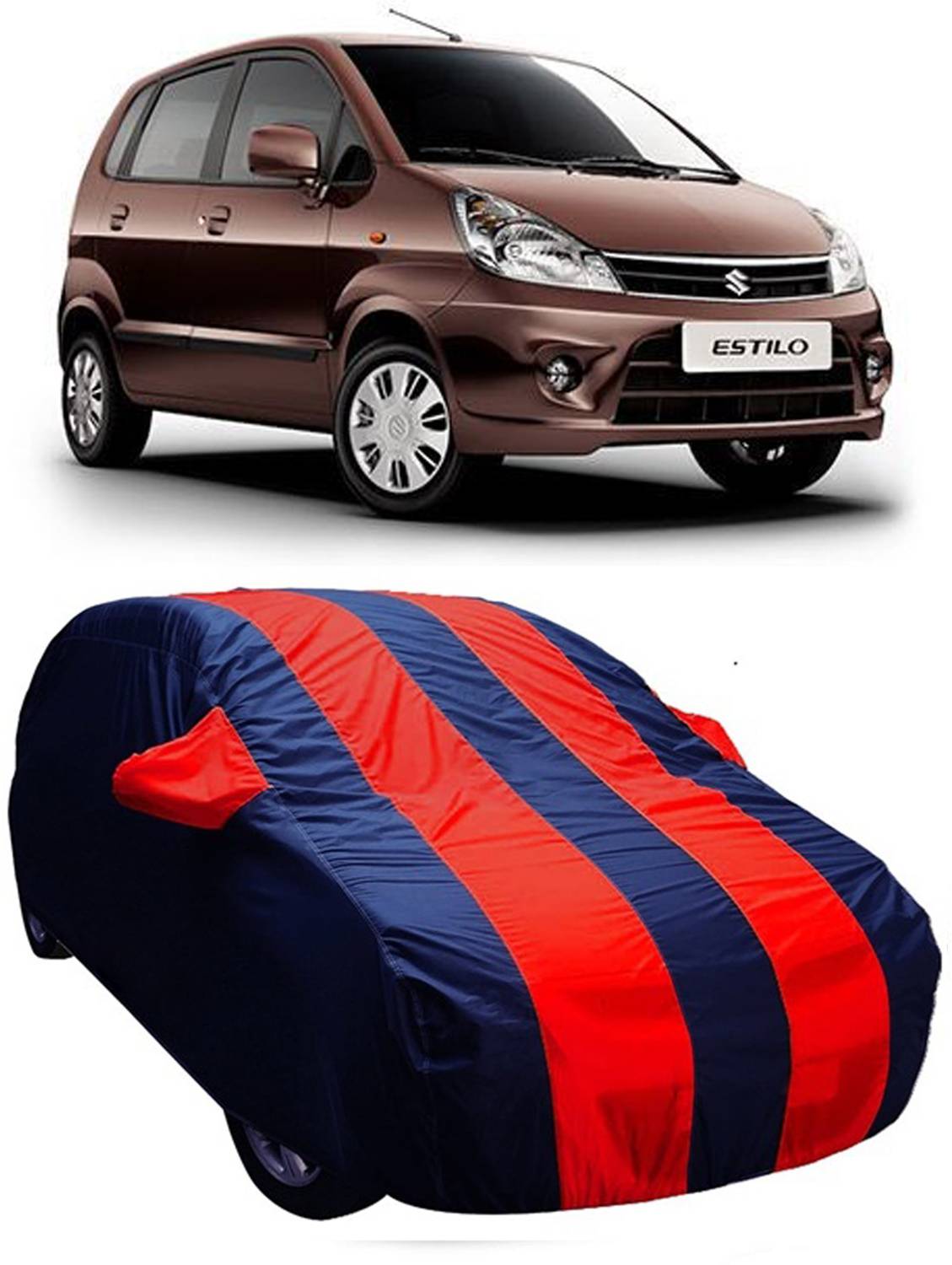 Akshita Enterprises Car Cover For Maruti Suzuki Zen Estilo (With Mirror Pockets)