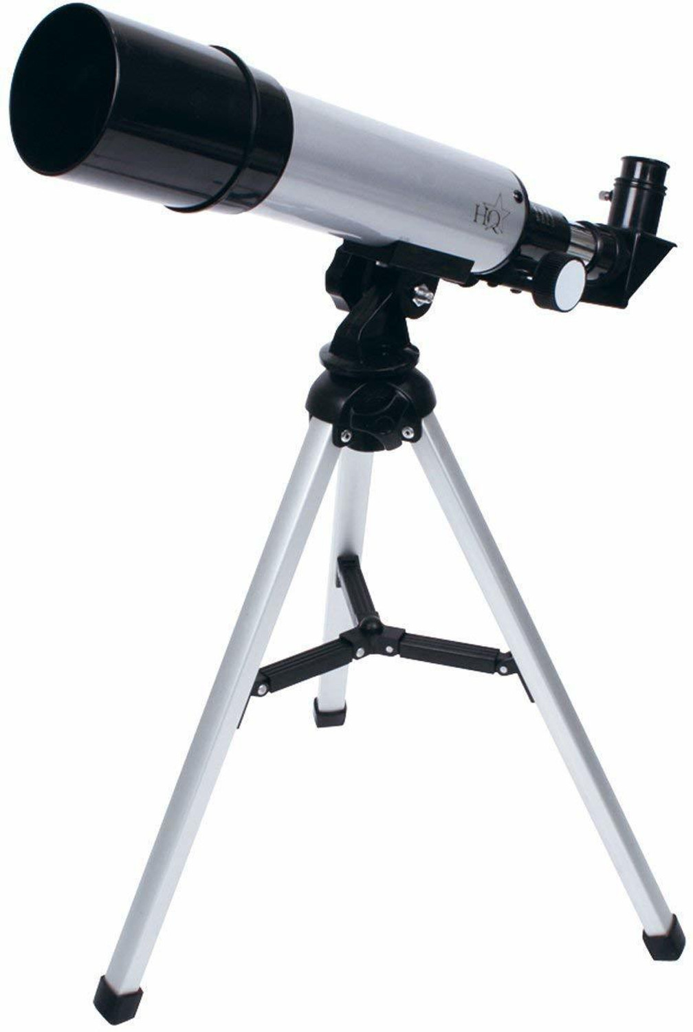 Image of ujas 90X Zoom Astronomical Land and Sky Refractor Telescope Optical Glass Metal Tube with Tripod Refracting Telescope