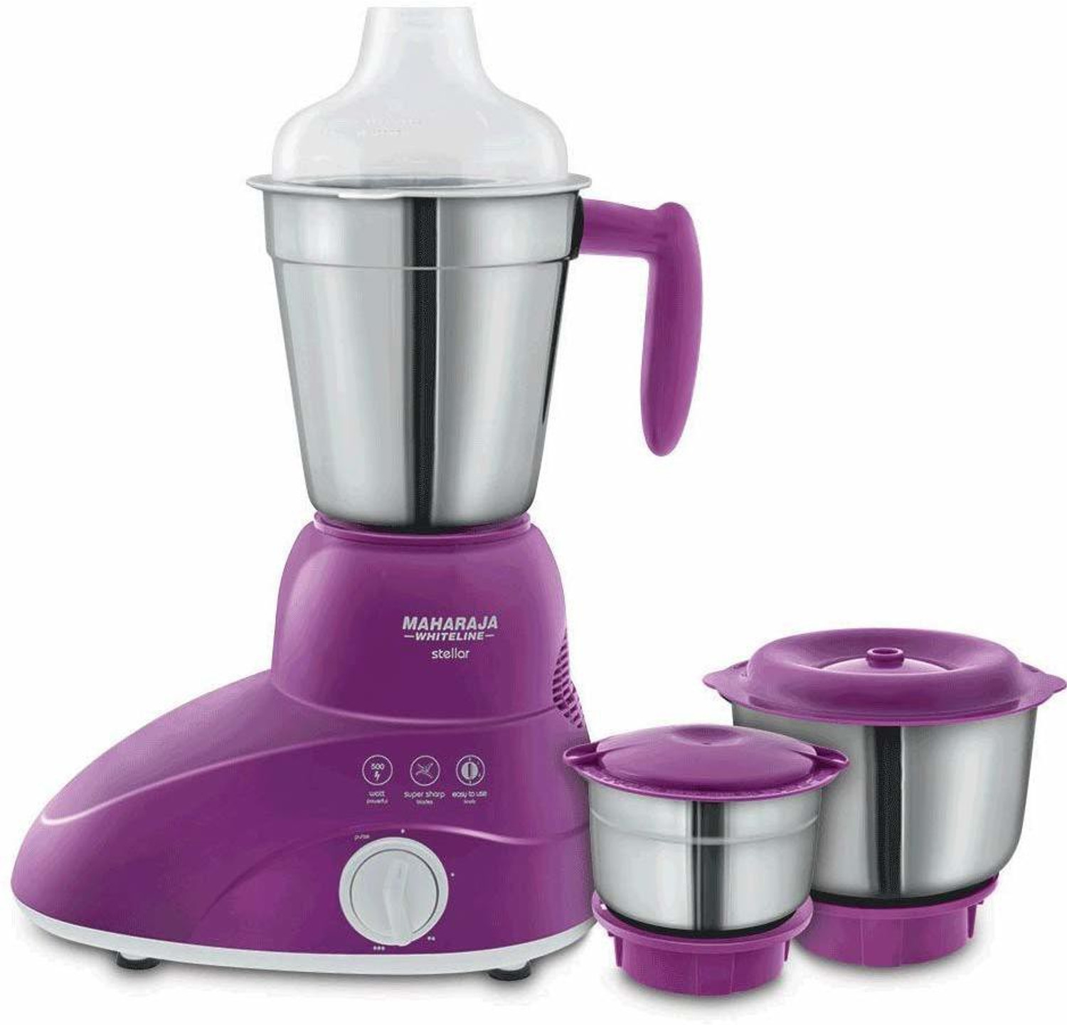 Image of MAHARAJA WHITELINE by maharaja whiteline 500W Range 500 W Juicer Mixer Grinder
