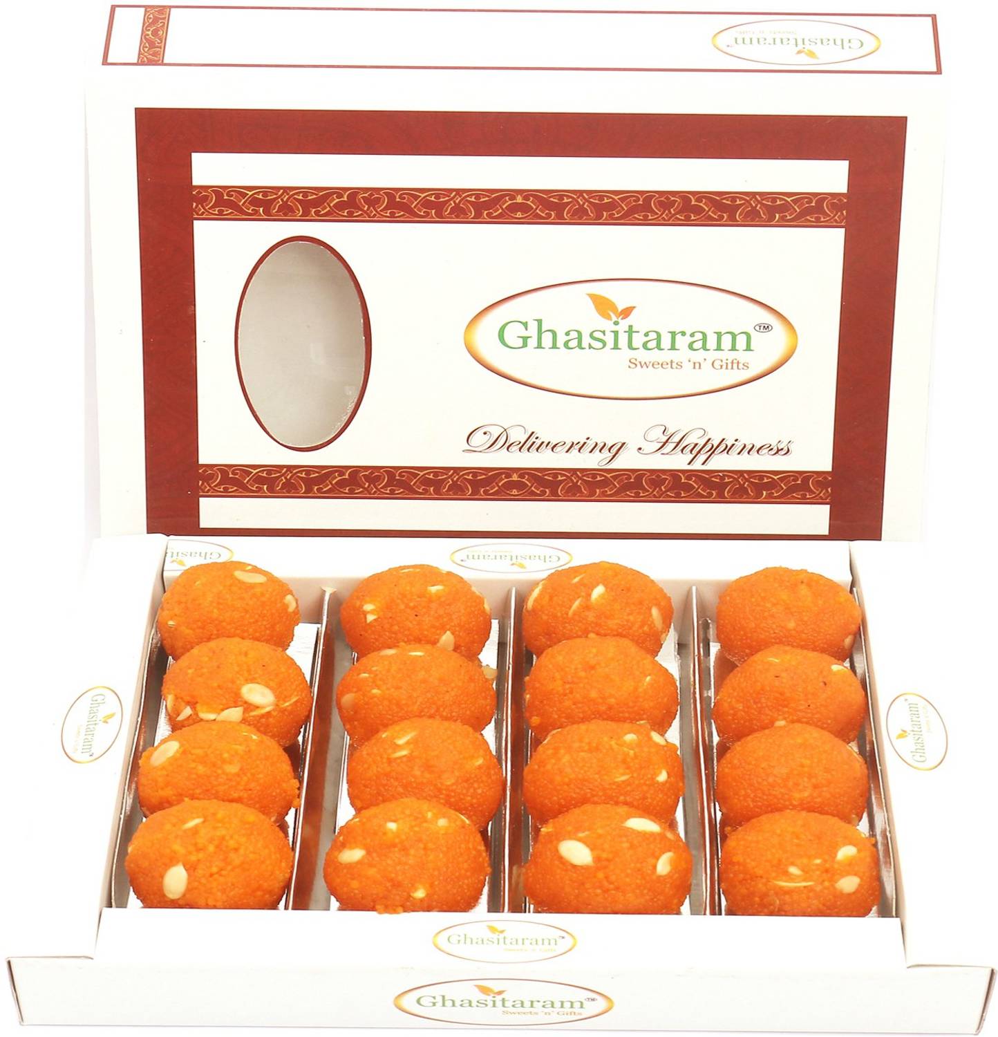 Ghasitaram Gifts sweets-Motichoor Laddoo Box (400 gms)