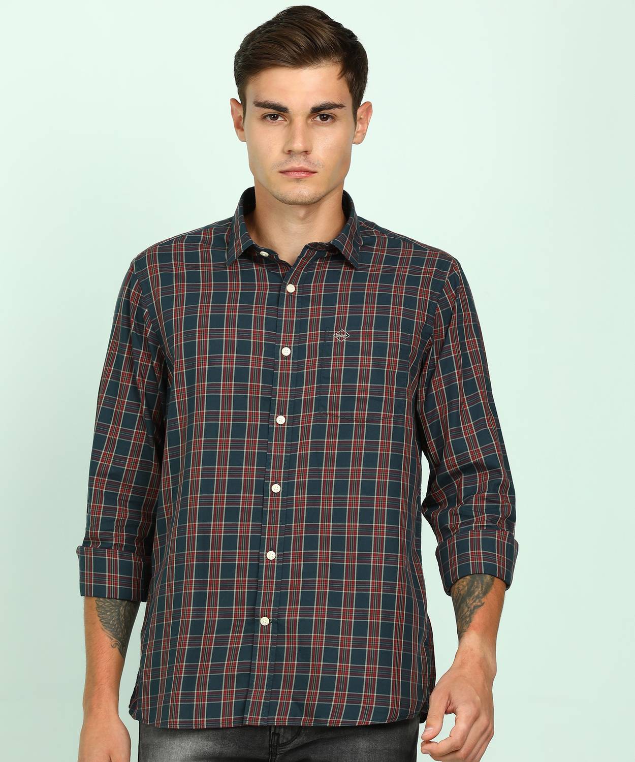 Arrow Sport Men Checkered Casual Multicolor Shirt