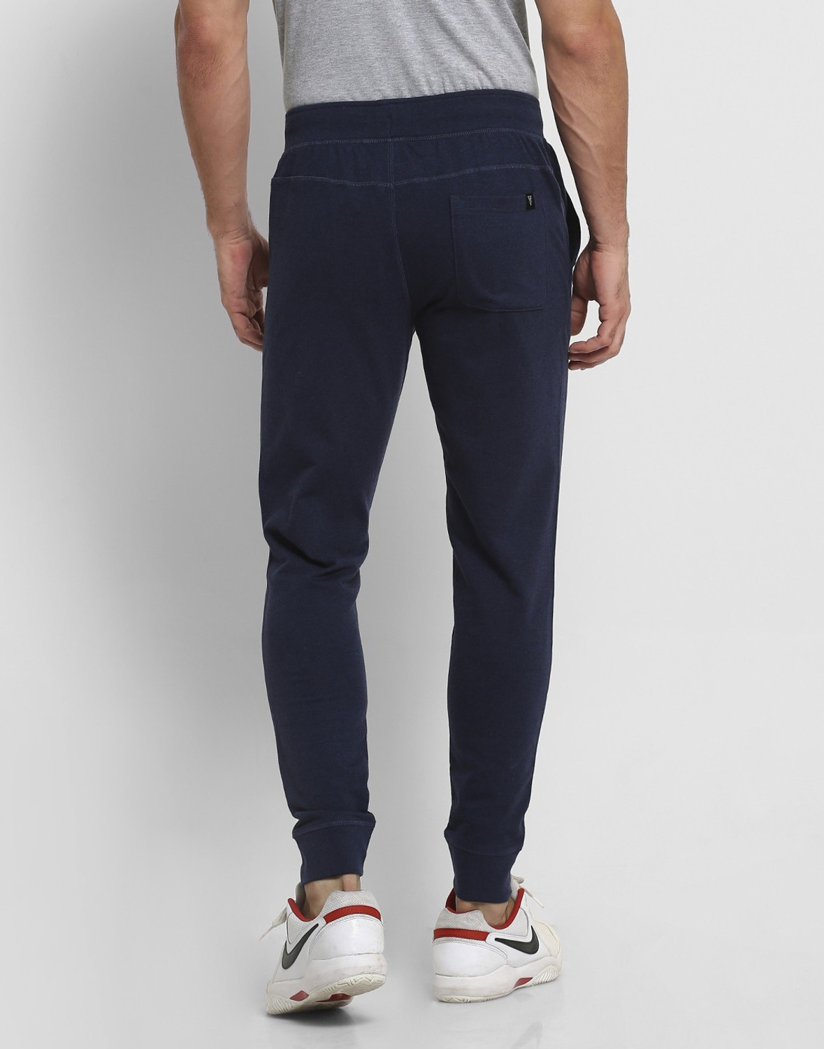 Image of VAN HEUSEN Solid Men Dark Blue Track Pants