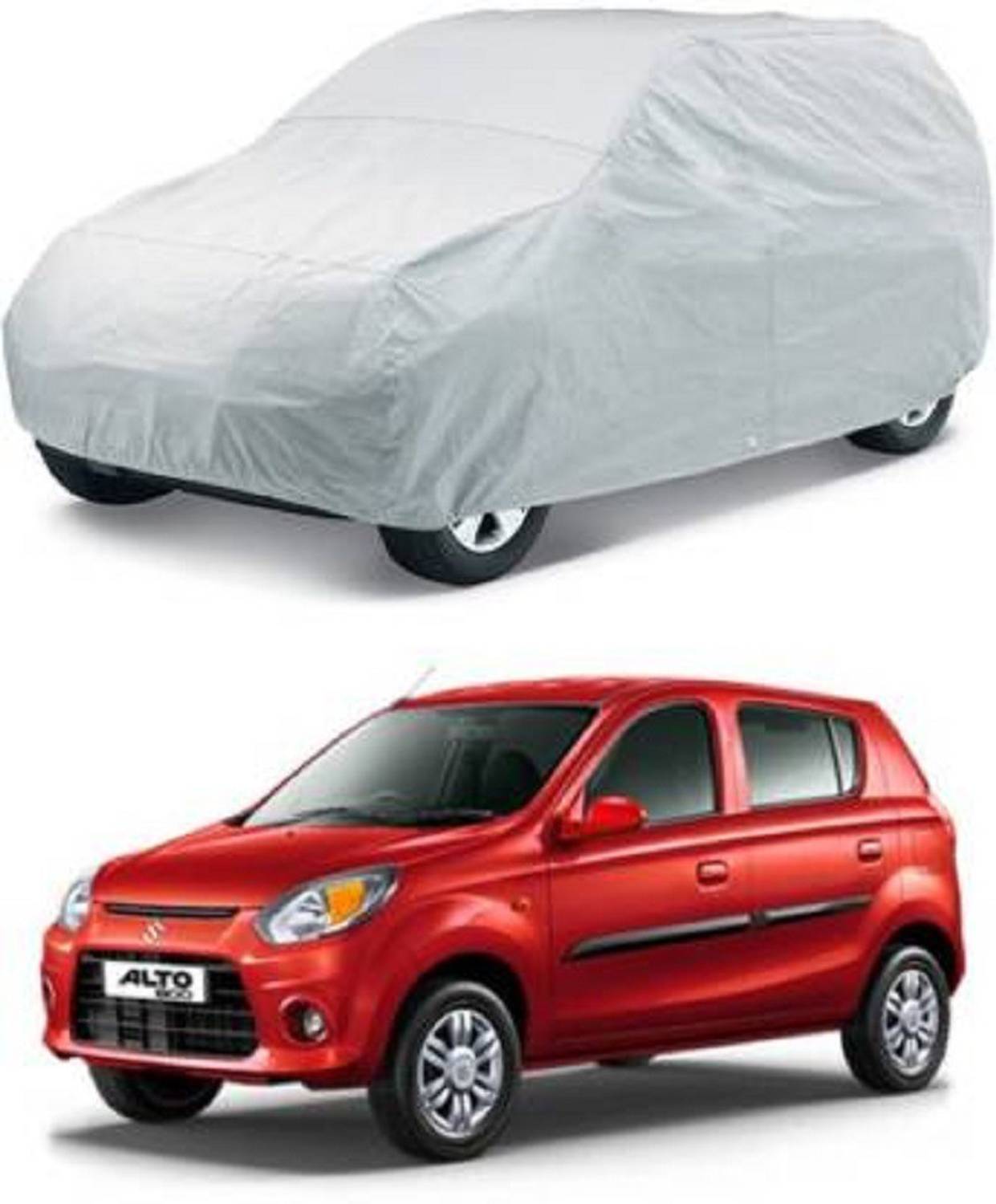 AutoRash Car Cover For Maruti Suzuki Alto 800 (Without Mirror Pockets)