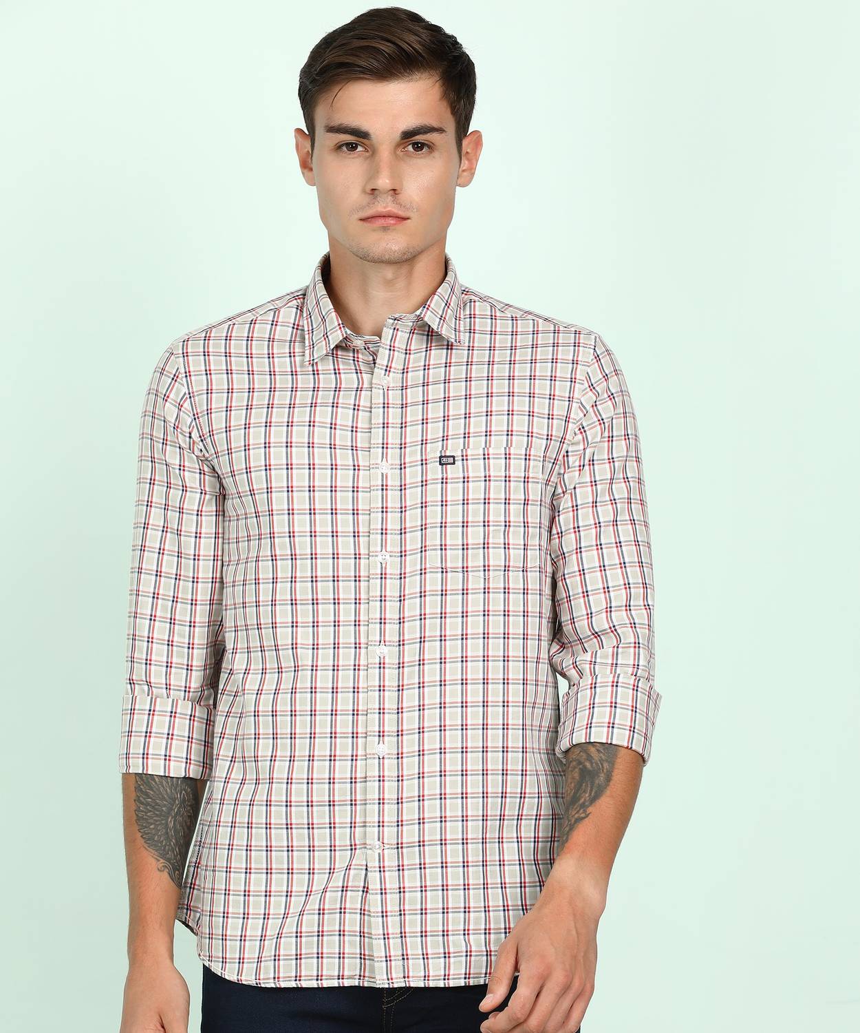 Arrow Sport Men Checkered Casual Multicolor Shirt