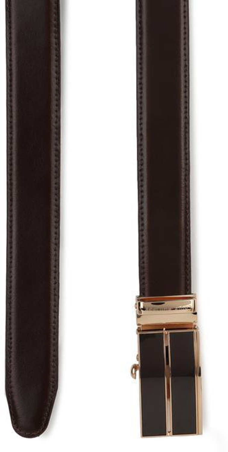 Image of LOUIS PHILIPPE Men Formal Brown Genuine Leather Belt