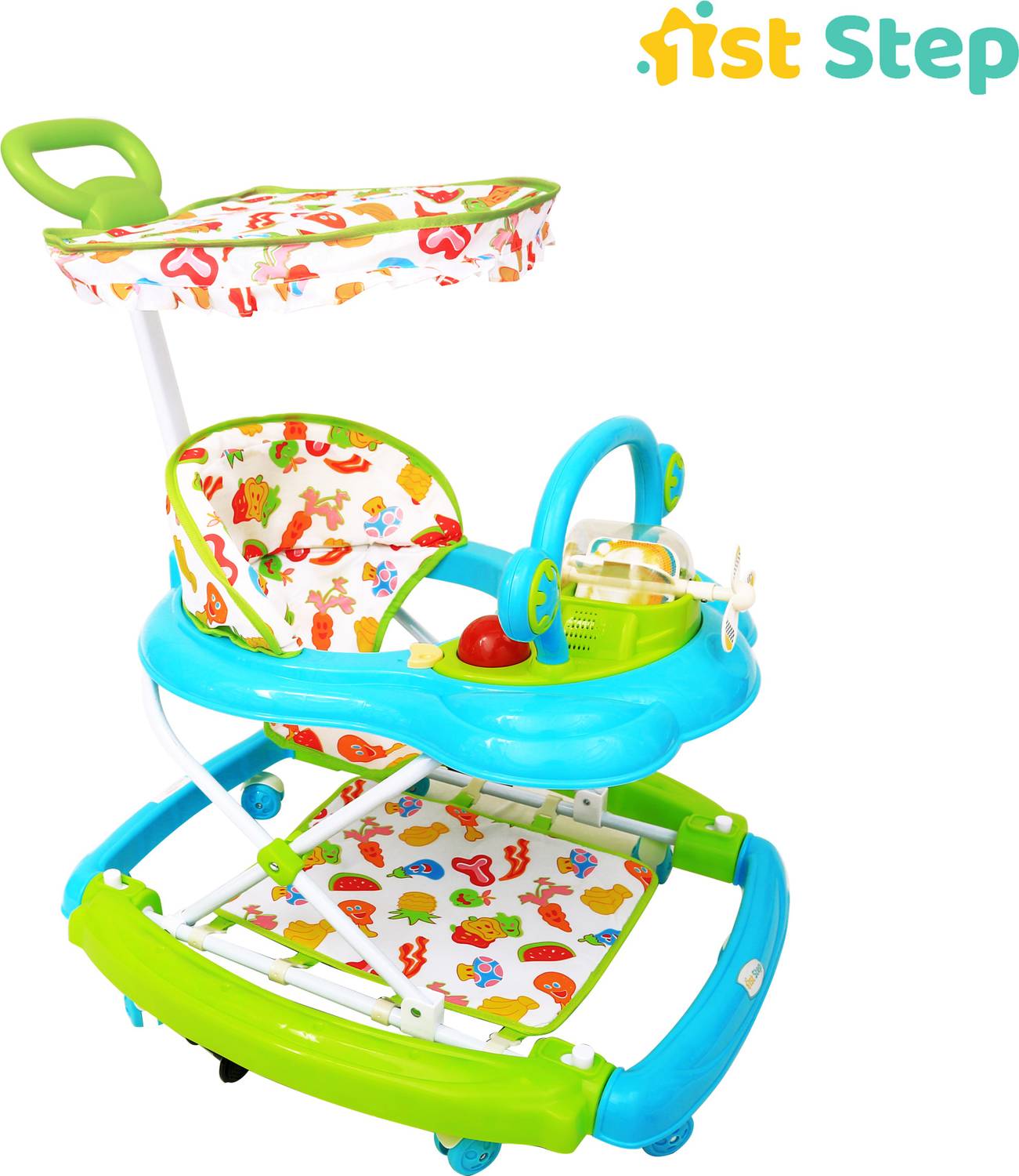 1st Step Musical Walker & Rocker With Parent Rod