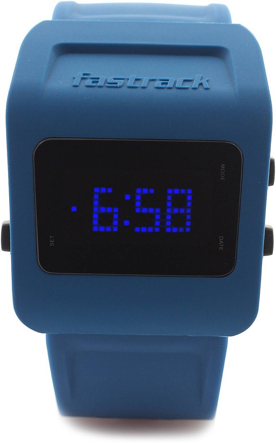 Fastrack Fundamentals 38051SM03 - Orologio analogico da uomo con quadrante blu