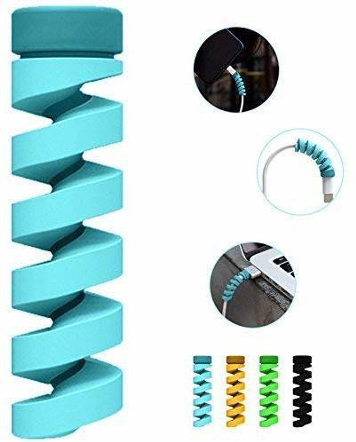 Image of V P ENTERPRISES Spiral Charger Cable Protector Data Cable Cable Protector