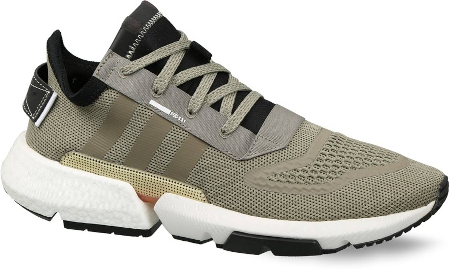 adidas gazelle silver green womens adidas Pod-S3.1 Shoes - Men's - Cloud White / Cloud White / Shock Red