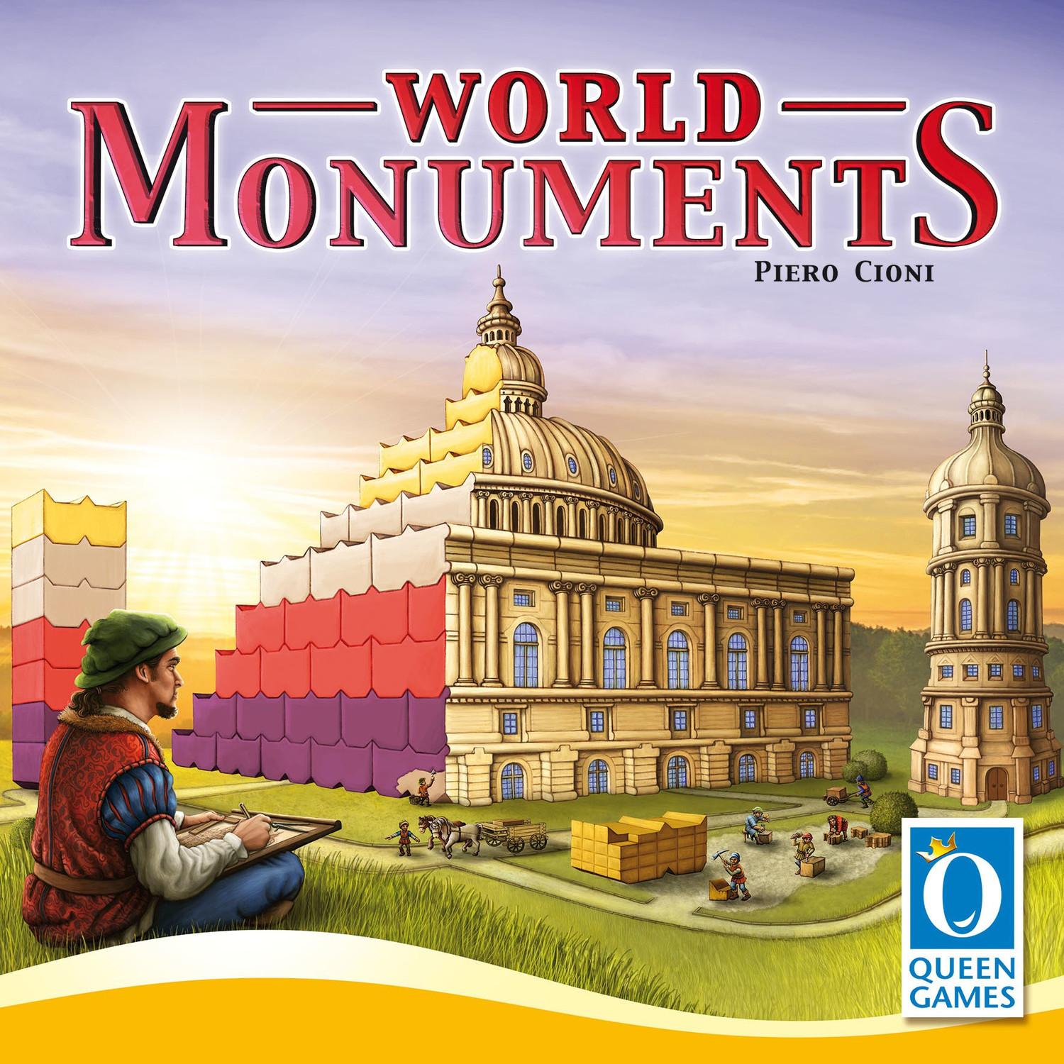 Image of Queen Games World Monuments Party & Fun Board Game