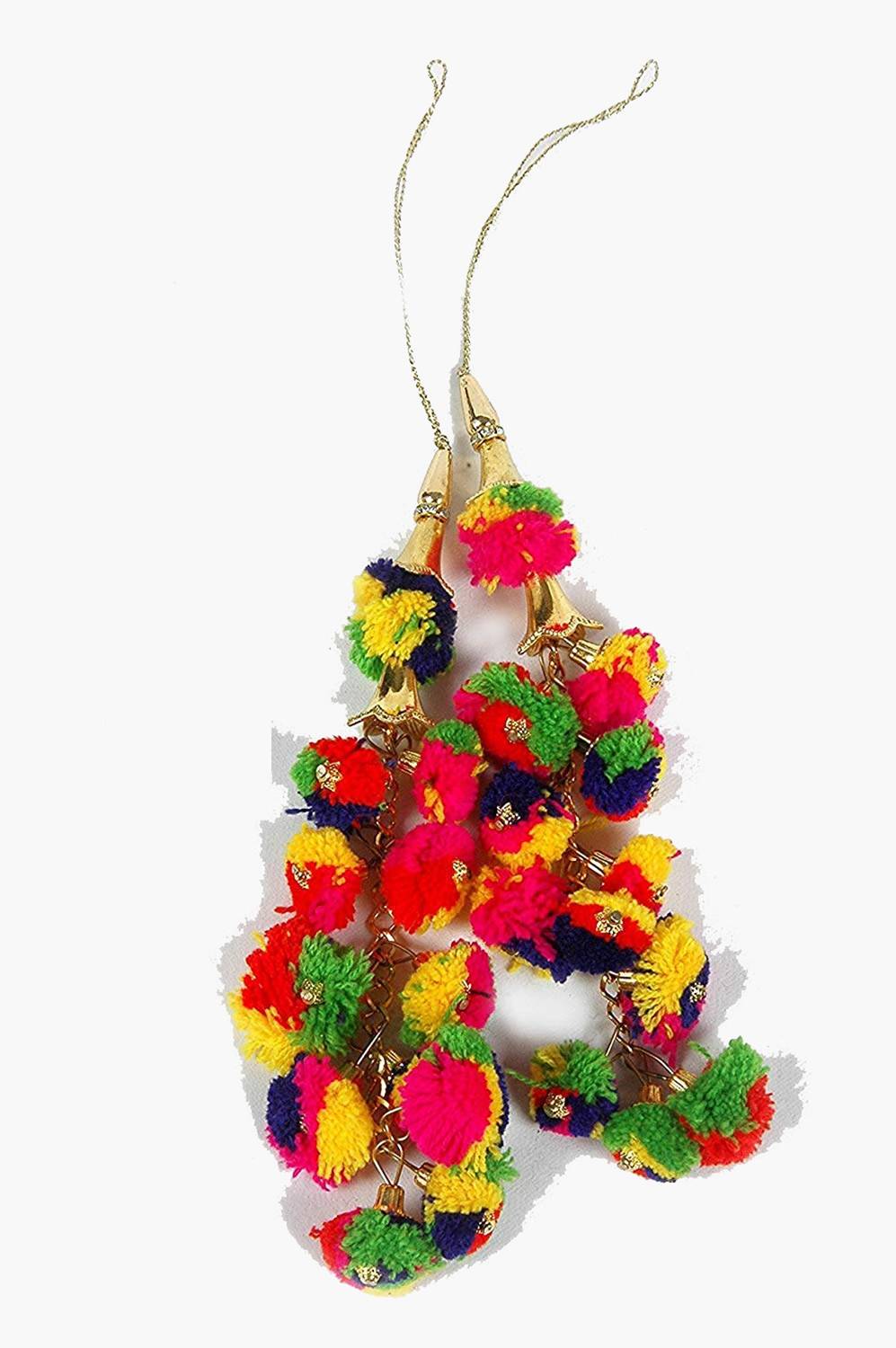 Bhavya Sale Handmade Ethnic Hanging Latkan Bell Brooch