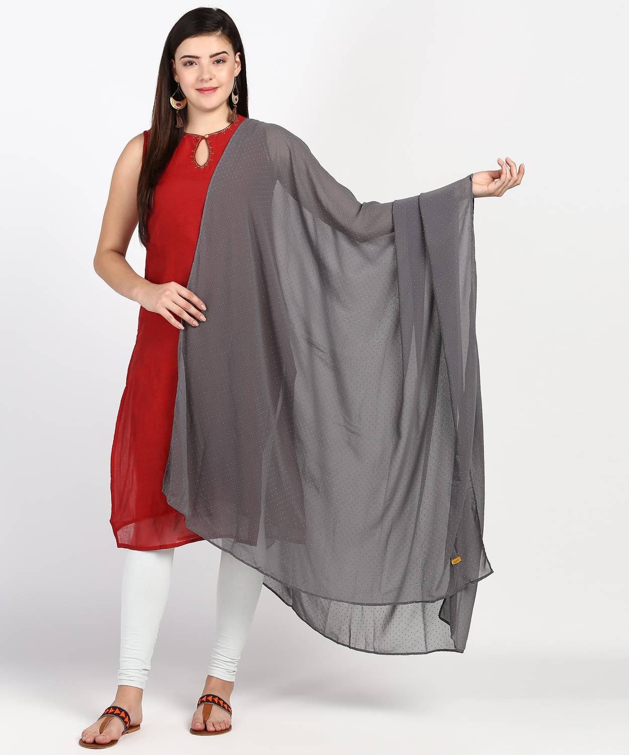 Aurelia Georgette Embellished Women Dupatta
