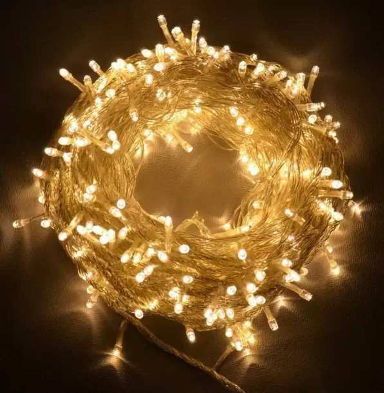 ACCESSORIZEMEII 26 LEDs 10.16 m White Steady String Rice Lights